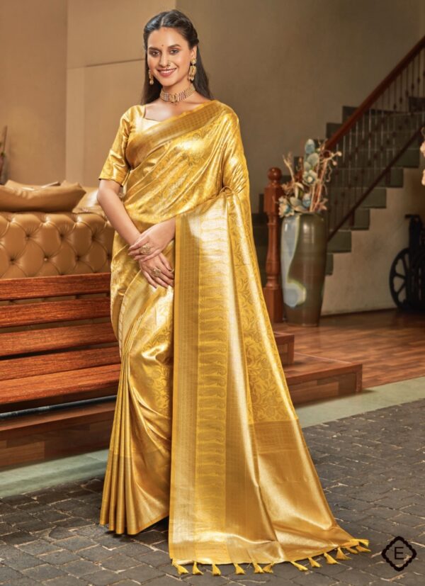 kanjivaram brocade saree