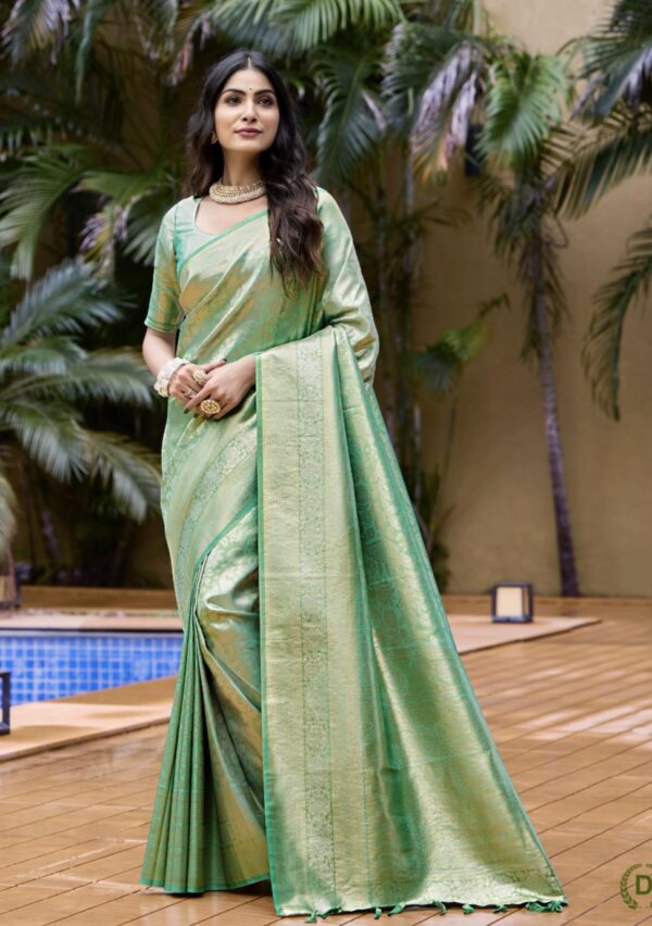 kanjivaram brocade saree